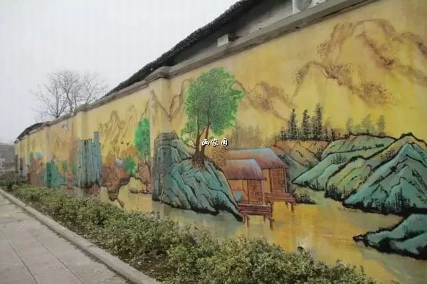 街道墙绘素材图片