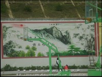 校园围墙彩绘
