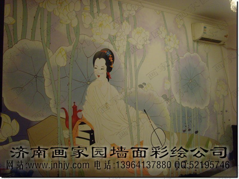 酒店包间墙绘 酒店包间墙绘