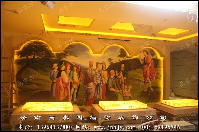 欧式油画人物彩绘 欧式油画人物彩绘