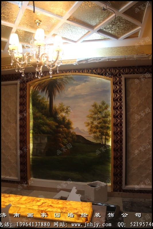 墙面彩绘风景 墙面彩绘风景