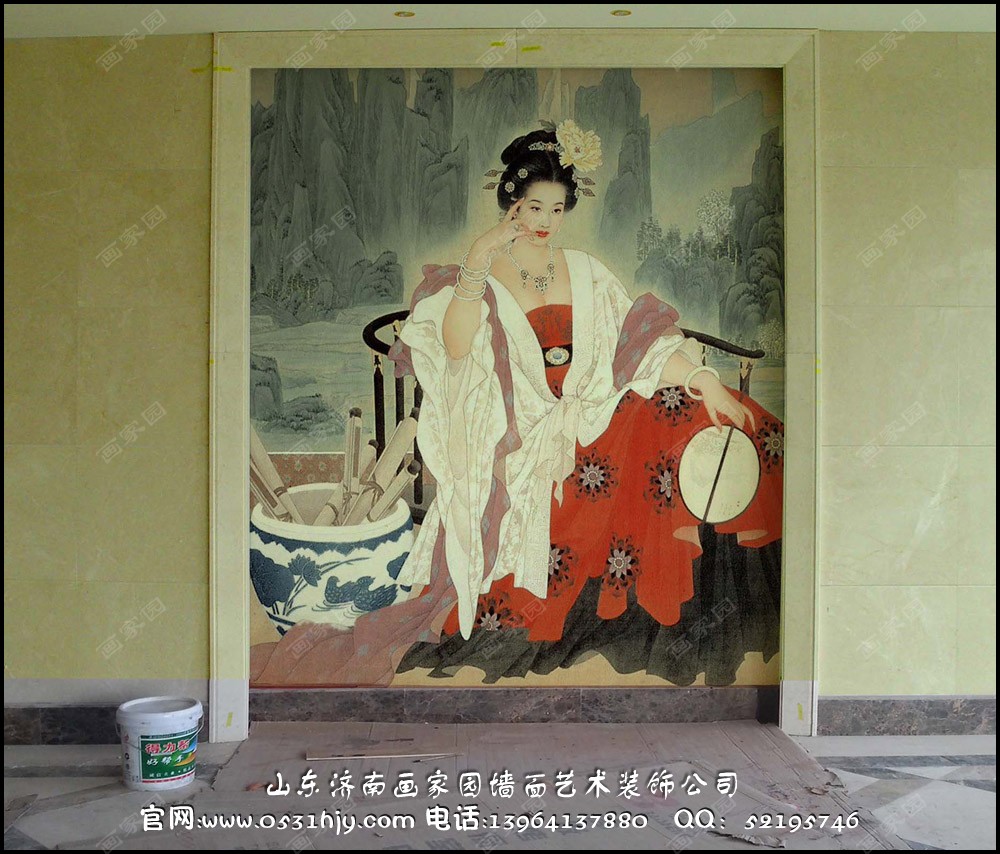 青岛酒店壁画 青岛酒店壁画