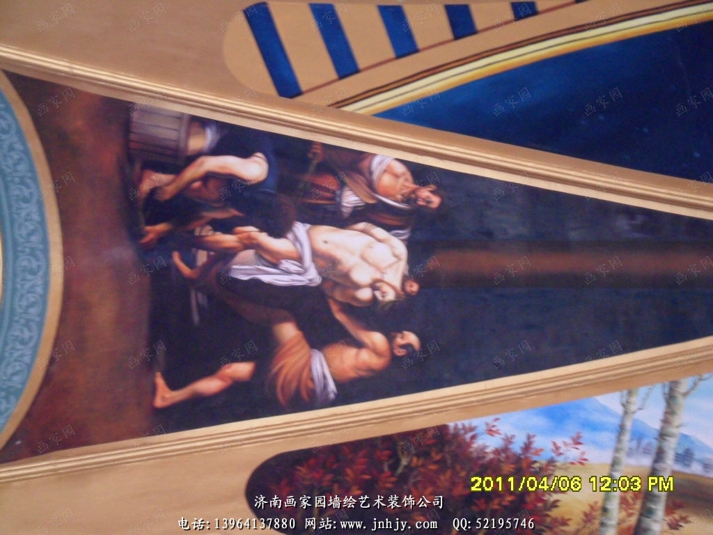 教堂壁画彩绘